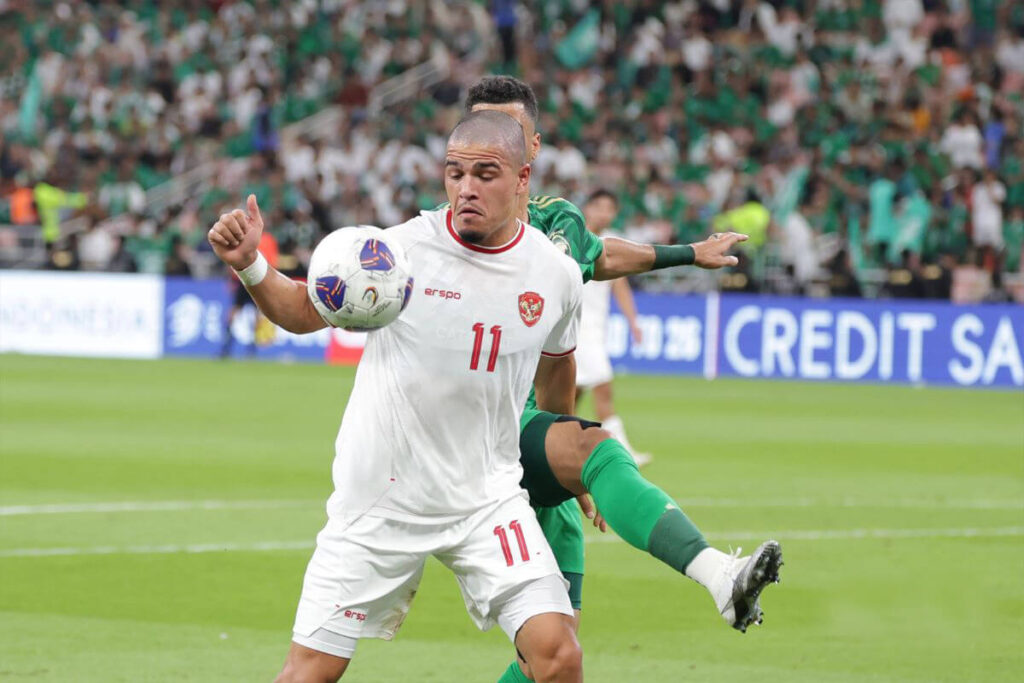 Ragnar Oratmangoen Dalam Laga Arab Saudi Vs Indonesia
