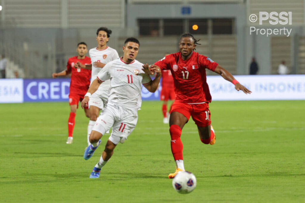 Ragnar Oratmangoen Dalam Laga Bahrain Vs Indonesia